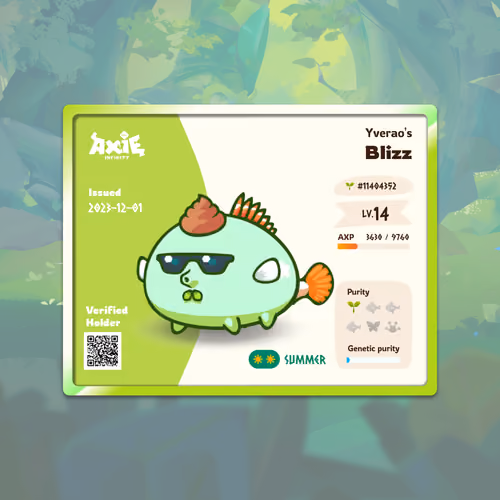 Axie Memento #1330