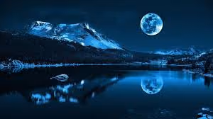 Night in the blue