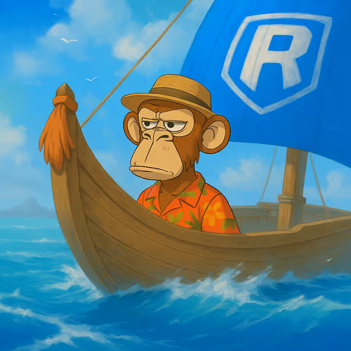 Bored Ape Yacht Club on a Sailing Ship