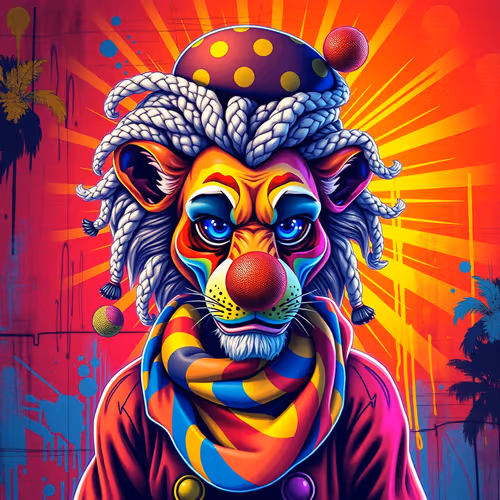 Clown Feline