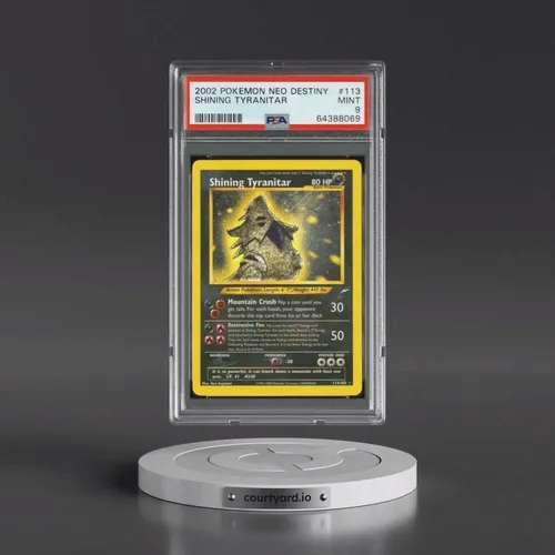 2002 Pokémon Neo Destiny #113 Shining Tyranitar - Holo (PSA 9