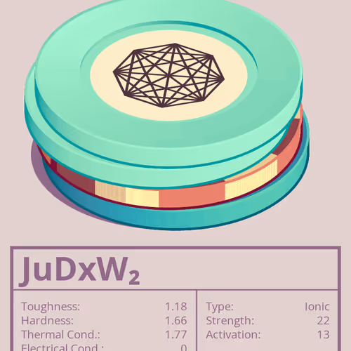 JuDxW₂ molecule