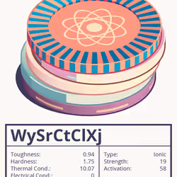 WySrCtClXj molecule