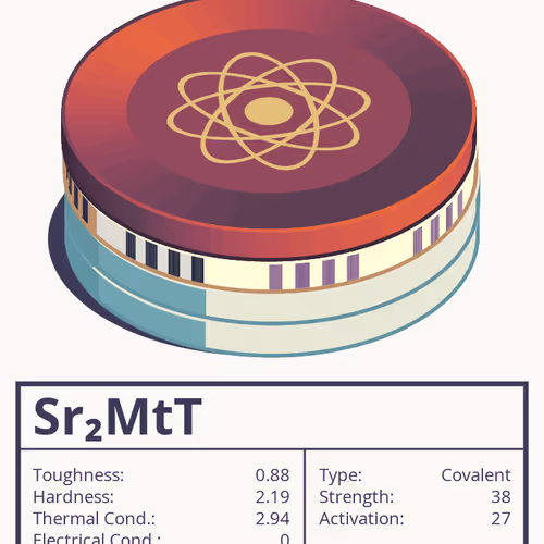 Sr₂MtT molecule