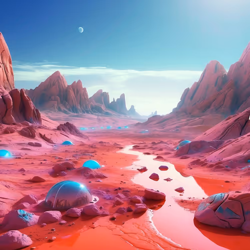 Neon Martian Haze