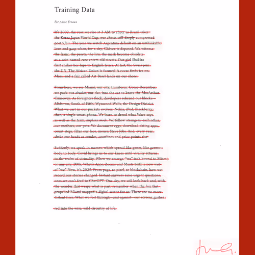 Jamie Gourlay’s Training Data