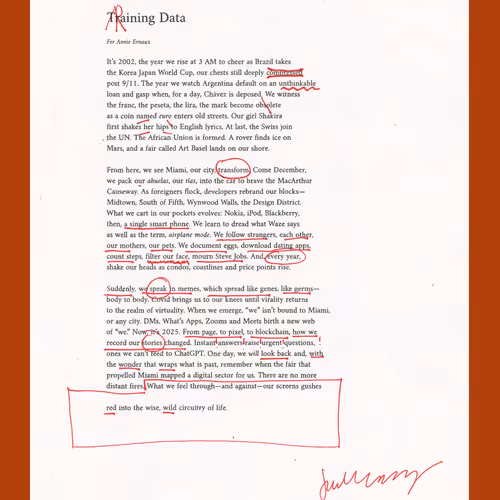Jackie Courtney’s Training Data