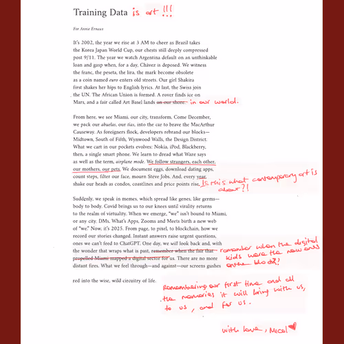MicolAP’s Training Data