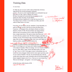 Auriea Harvey’s Training Data