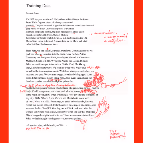 Auriea Harvey’s Training Data