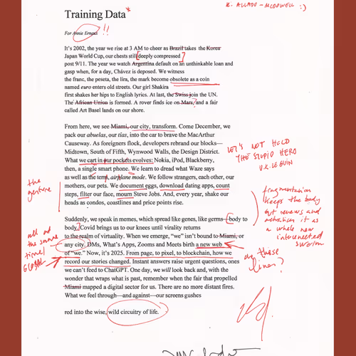 Elena Carbajal’s Training Data