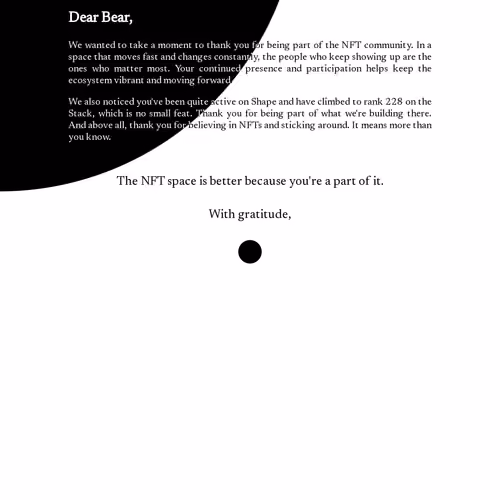 Dear Bear