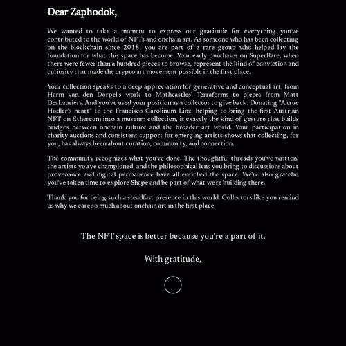 Dear Zaphodok