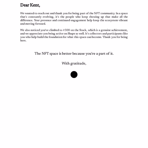 Dear Kent