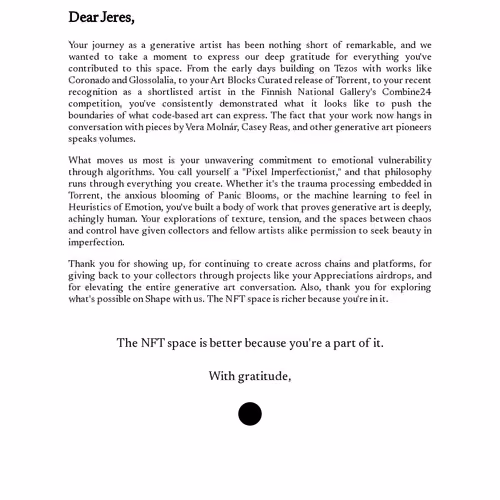 Dear Jeres