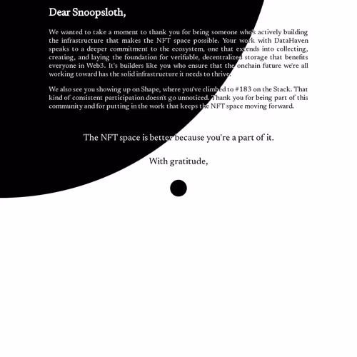 Dear Snoopsloth