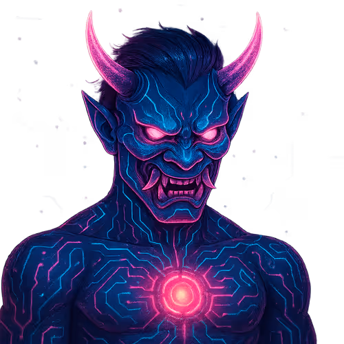 Neon Pulse Oni