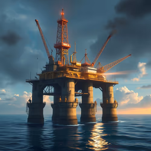 Shaped Oil Rigs