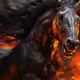 Horse On Fire