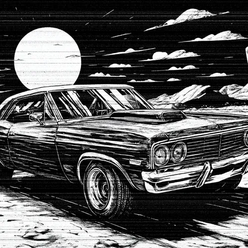 GLITCHTOBER 18/31 – Absinthe-Fueled Drive on the Road to Nowhere