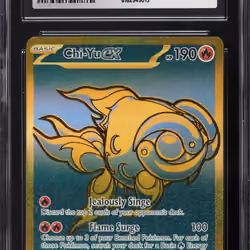 2024 Pokemon Scarlet & Violet Paldean Fates Gold Rare Chi-Yu EX #241 CGC 9.5 MINT+