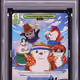 2024 #98 Luca Saves/penguins PSA 9 Vibes Tcg Enter the Huddle