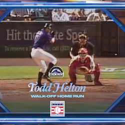Todd Helton - Walk-Off Home Run (36/100)