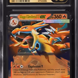 2026 Pokemon Mega Evolution Promo Tin Mega Charizard Y Ex #30 CGC 10 PRISTINE