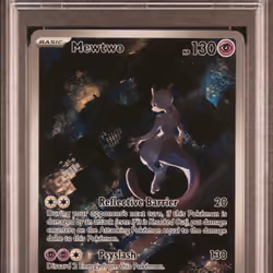 2023 #052 Mewtwo PSA 9 Svp EN-SV Black Star Promo