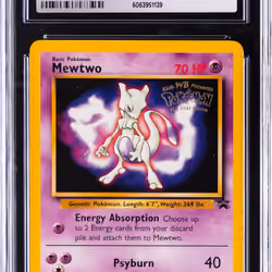 1999 #3 Mewtwo CGC 10 Game Movie Pokemon
