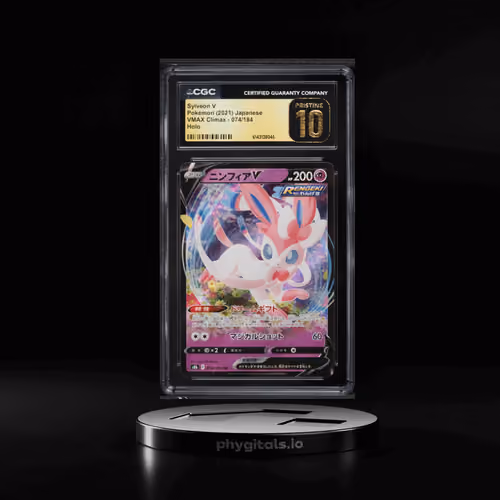 2021 Pokemon Japanese Sword & Shield VMAX Climax Alt Art Sylveon V #74 CGC 10 PRISTINE