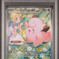 2025 #184 Lillie's Clefairy EX PSA 9 Jtg EN-Journey Together