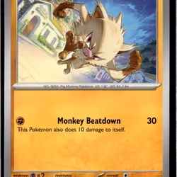 2024 Mankey #45 Paldean Fates