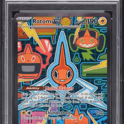 2025 Pokemon Mega Evolution Phantasmal Flames SIR Rotom ex #126 PSA 10 GEM MINT