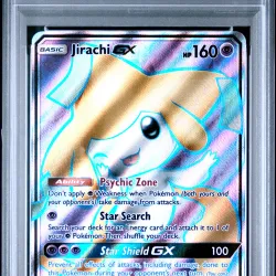 2019 #79a Full Art/Jirachi GX PSA 10 Sun & Moon Unified Minds
