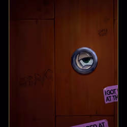 Bored at the Door