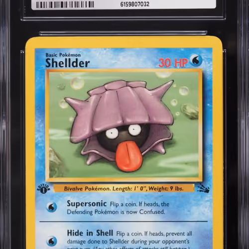 1999 #54 Shellder CGC 8.5 Pokemon Fossil 1st Edition