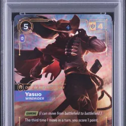 2025 #205a Yasuo - Windrider PSA 10 Riftbound: League of Legends Ogn-Origins