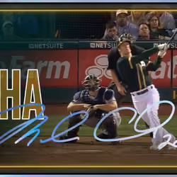 Mark Canha - First Home Run (760/1022)