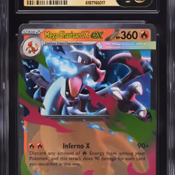 2026 #29 Mega Charizard X Ex CGC 10 Pokemon Mega Evolution Promo Tin