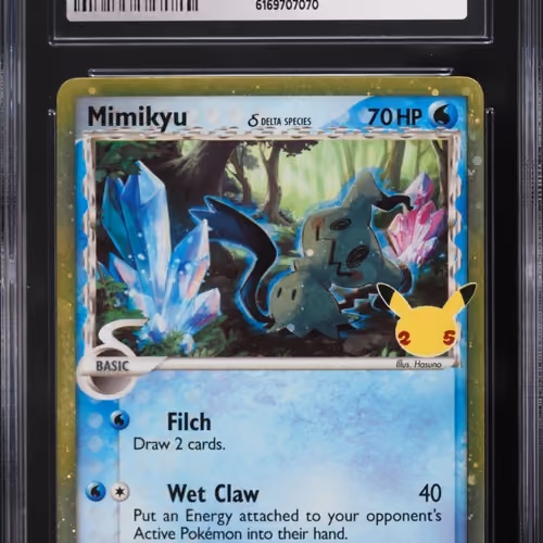 2021 Pokemon Sword & Shield Promo Celebrations Holo Mimikyu #SWSH136 CGC 9.5 MINT+