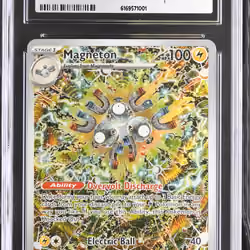 2024 #159 Magneton CGC 9 Black Star Promos - Scarlet & Violet SVP EN - English