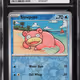 2025 Pokemon Scarlet & Violet Prismatic Evolutions Reverse Holo Slowpoke #18 CGC 9 MINT