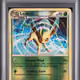 2010 #17 Leafeon-Reverse Foil PSA 7 Heartgold & Soulsilver Undaunted