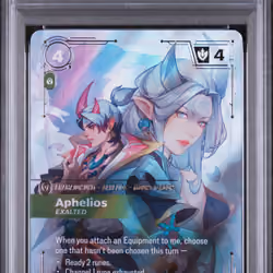 2026 #224 Aphelios - Exalted PSA 10 Riftbound: League of Legends Sfd-Spiritforged