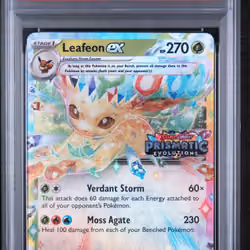 2025 #006 Leafeon EX PSA 8 Pre EN-Prismatic Evolutions