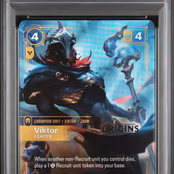 2025 #246 Viktor - Leader PSA 10 Riftbound: League of Legends Ogn-Origins