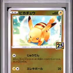 2021 #003 Pikachu PSA 10 Asia 25th Anniversary Promo