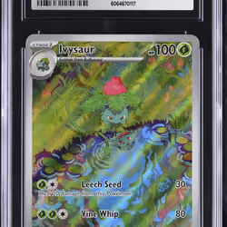 2023 #167 Scarlet & Violet 151 - MEW EN - English Ivysaur Secret Rare Illustration Rare Holo CGC 10 