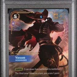 2025 #205a Yasuo - Windrider PSA 10 Riftbound: League of Legends Ogn-Origins